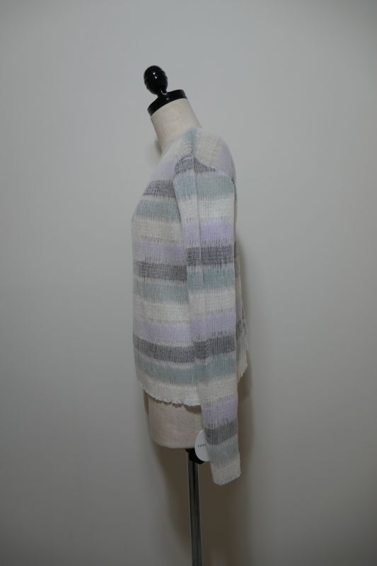 画像4: YUKI SHIMANE Shirring Border knit Pullover